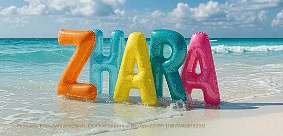Скидка по промокоду ZHARA